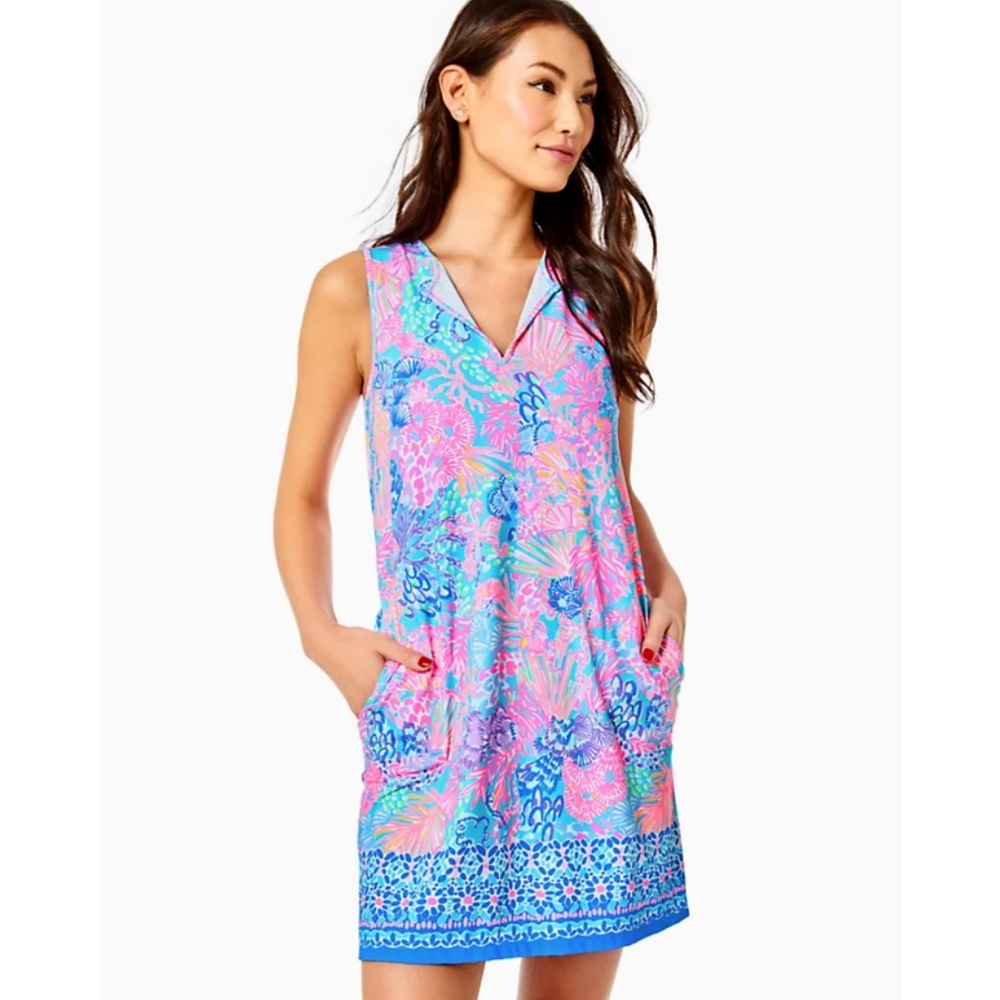 Lily Pulitzer Johana Cover-Up in Multi Splendor In The Sand